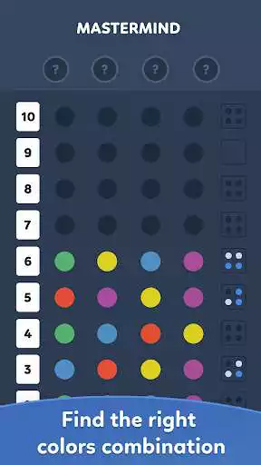 Play Mastermind - Brain Game as an online game Mastermind - Brain Game with UptoPlay