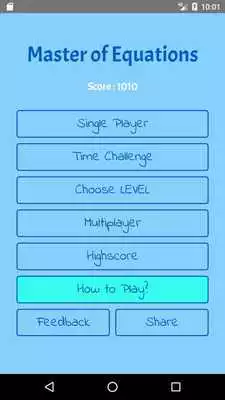 Play Master of Equations