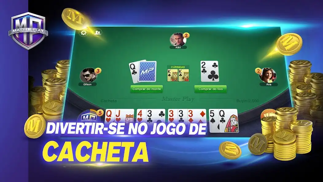 Play MasterPlay: Cacheta, 21, Truco as an online game MasterPlay: Cacheta, 21, Truco with UptoPlay