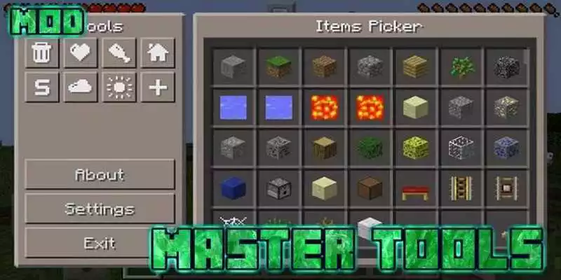 Play Master Tools MOD MCPE