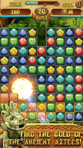Play Match 3 Jewels: Aztec Gold