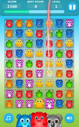 Play Match 3 Pets as an online game Match 3 Pets with UptoPlay