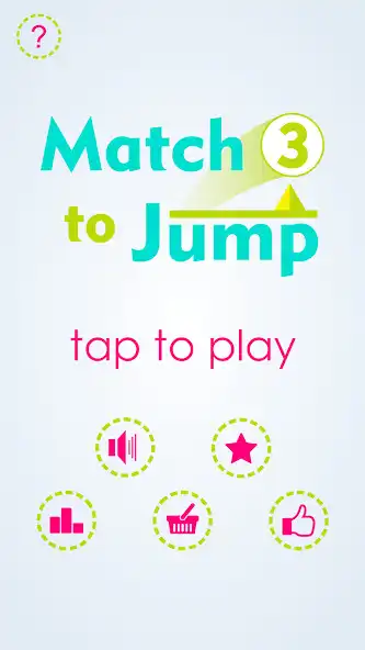 Play Match 3 to Jump as an online game Match 3 to Jump with UptoPlay