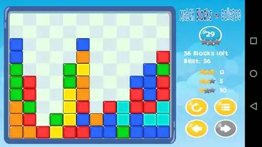 Play Match Blocks and Collapse