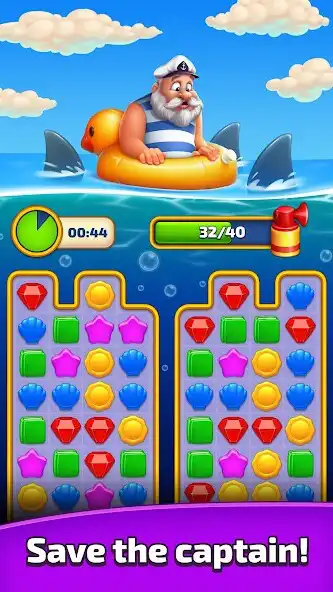 Play Match Cruise: Match 3 Voyage as an online game Match Cruise: Match 3 Voyage with UptoPlay