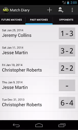 Play Match Diary as an online game Match Diary with UptoPlay