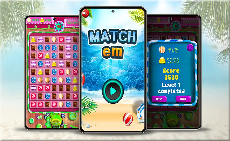 Play Match em Connect Three  and enjoy Match em Connect Three with UptoPlay
