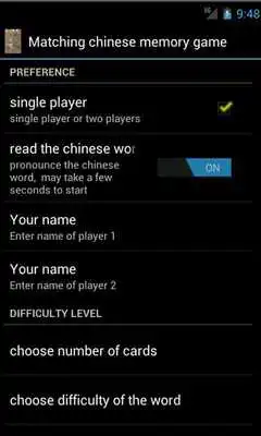 Play Matching chinese