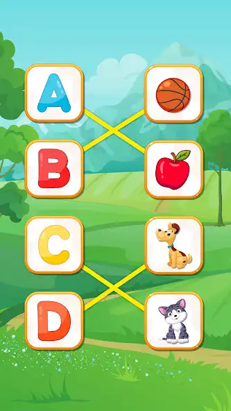 Play Matching Game for Kids Learn as an online game Matching Game for Kids Learn with UptoPlay