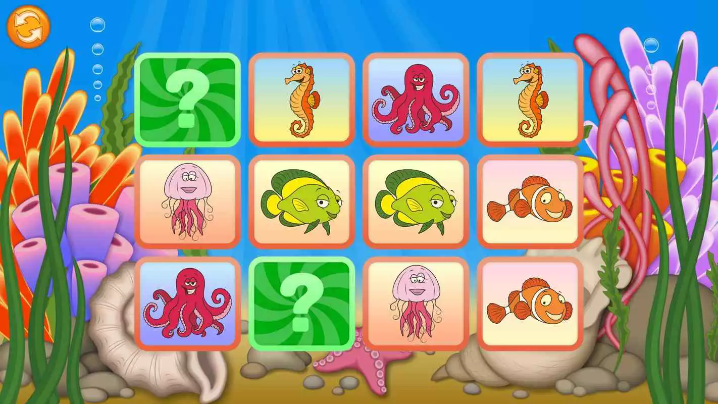 Play Matching Game - Ocean