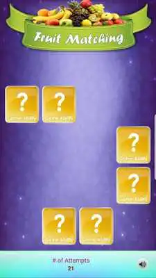 Play Matching Madness - Fruits