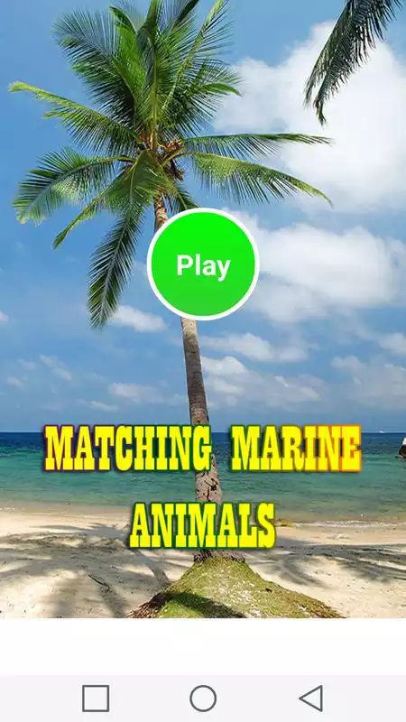 Play Matching Marine Animals