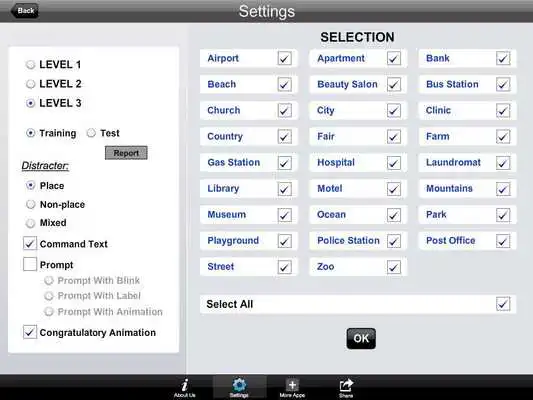 Play Matching Places Using Pic Lite