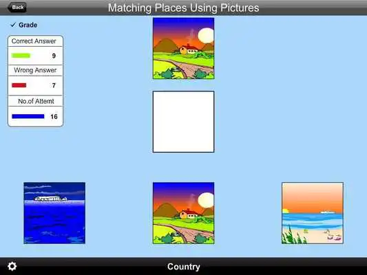 Play Matching Places Using Pic Lite