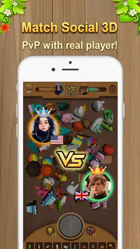 Play Match Social 3D - PvP Matching Games as an online game Match Social 3D - PvP Matching Games with UptoPlay