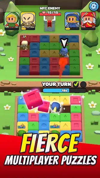 Play Match Stars: PVP Puzzle Clash as an online game Match Stars: PVP Puzzle Clash with UptoPlay