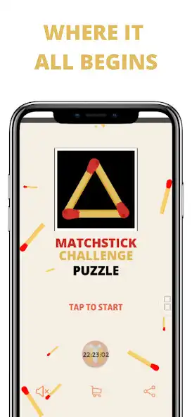 Play Matchstick Challenge Puzzle  and enjoy Matchstick Challenge Puzzle with UptoPlay