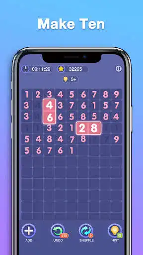 Play Match Ten - Number Puzzle as an online game Match Ten - Number Puzzle with UptoPlay