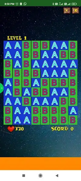 Play Match the Letters :  Puzzle as an online game Match the Letters :  Puzzle with UptoPlay