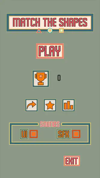 Play Match the Shapes as an online game Match the Shapes with UptoPlay
