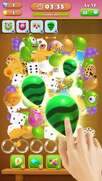 Play Match Triple Balloon as an online game Match Triple Balloon with UptoPlay