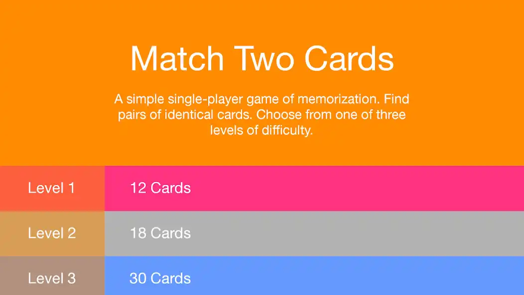 Play Match Two Cards - Brain Test as an online game Match Two Cards - Brain Test with UptoPlay