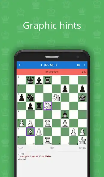 Play Mate in 2 (Chess Puzzles) as an online game Mate in 2 (Chess Puzzles) with UptoPlay