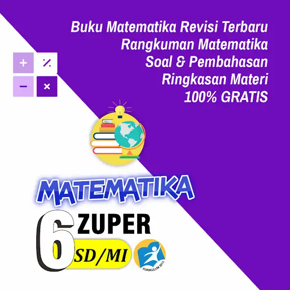 Play Matematika Kelas 6 SD/MI  and enjoy Matematika Kelas 6 SD/MI with UptoPlay