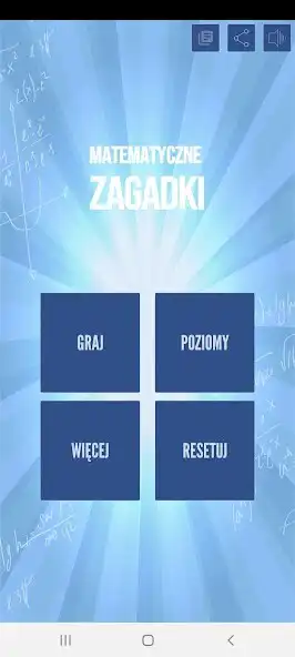 Play Matematyczne Zagadki  and enjoy Matematyczne Zagadki with UptoPlay