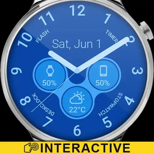 Play Material Analogic Watch Face APK