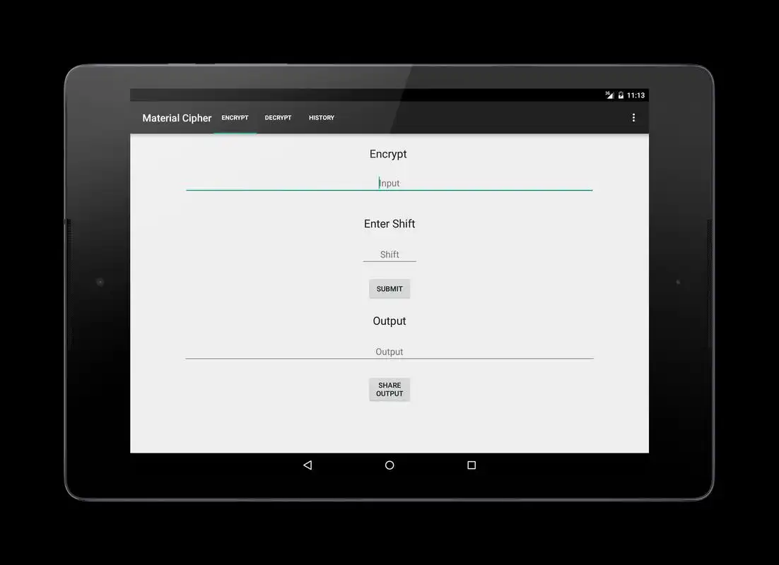 Play Material Caesar Cipher