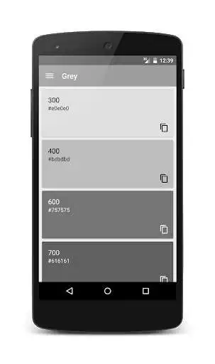 Play Material Design Color Palettes