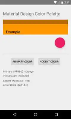 Play MaterialDesign Palette