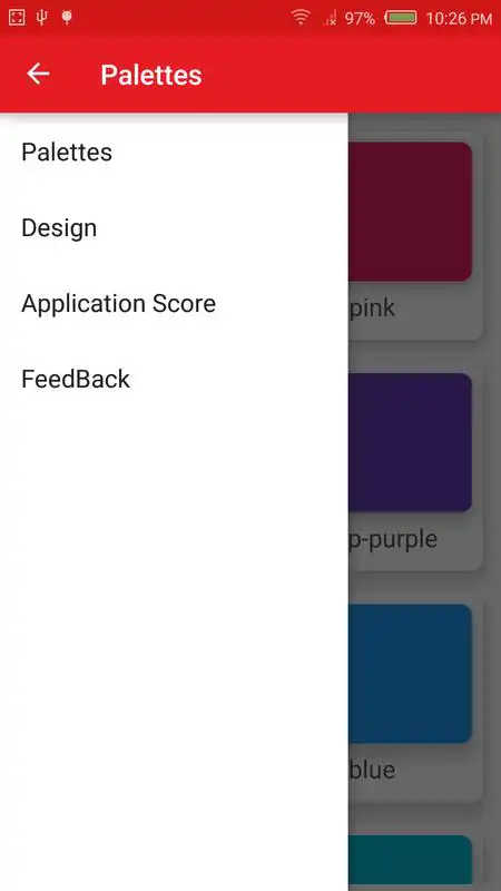 Play MaterialDesign Palette