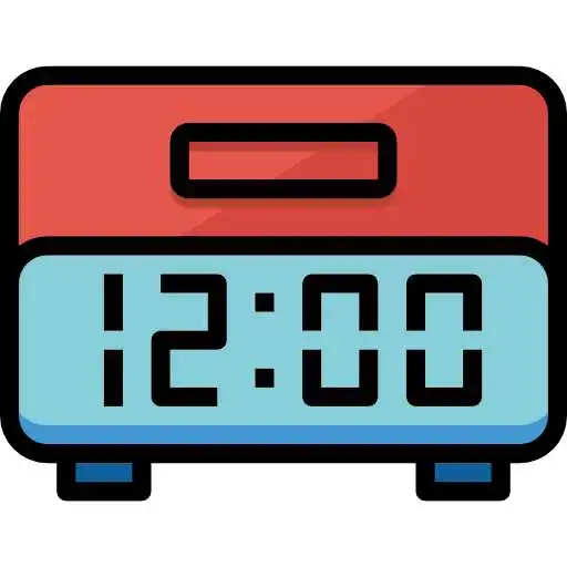 Play Material digital clock widget with google fonts APK