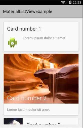 Play MaterialList Example  and enjoy MaterialList Example with UptoPlay