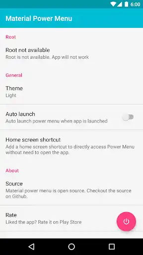 Play Material Power Menu  and enjoy Material Power Menu with UptoPlay