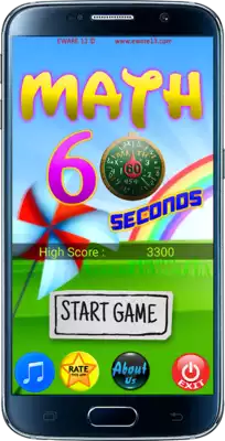 Play Math : 60 seconds
