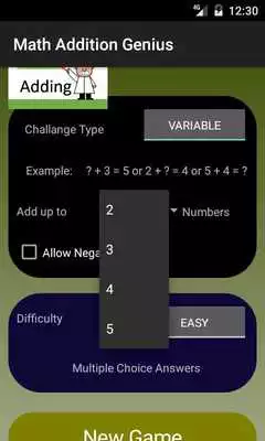 Play Math Addition Genius