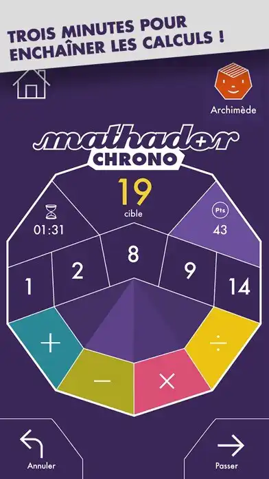 Play Mathador Classe Chrono as an online game Mathador Classe Chrono with UptoPlay