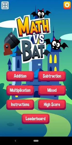 Play Math Against Bat Game as an online game Math Against Bat Game with UptoPlay