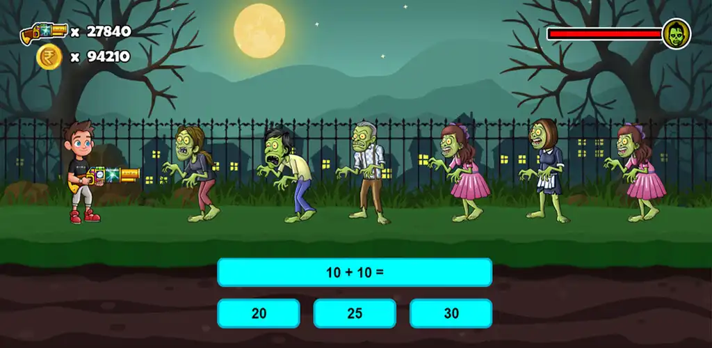 Play Math Astra Zombie Hunt  and enjoy Math Astra Zombie Hunt with UptoPlay