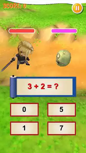 Play Math Battle as an online game Math Battle with UptoPlay