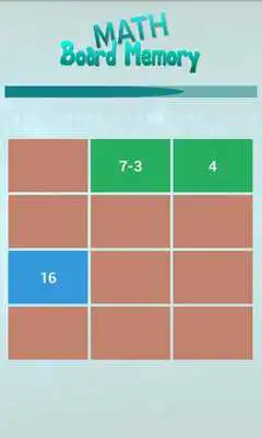 Play Math Board Memory