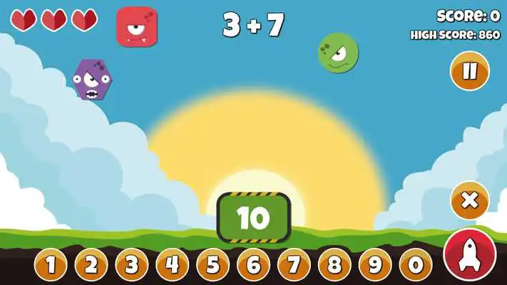 Play MathCommander