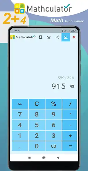 Play Mathculator Easy Calculator  and enjoy Mathculator Easy Calculator with UptoPlay