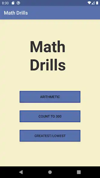 Play Math Drills
