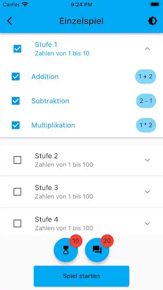 Play Mathduell - Kopfrechnen üben as an online game Mathduell - Kopfrechnen üben with UptoPlay