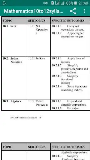 Play Mathematics G10 to 12 Syllabus  and enjoy Mathematics G10 to 12 Syllabus with UptoPlay
