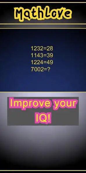 Play Mathematics - IQ Test MathLove as an online game Mathematics - IQ Test MathLove with UptoPlay